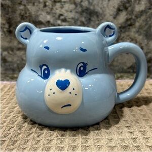 Care Bears Grumpy Bear Shaped Mug – Light Blue Ceramic – New with Tags